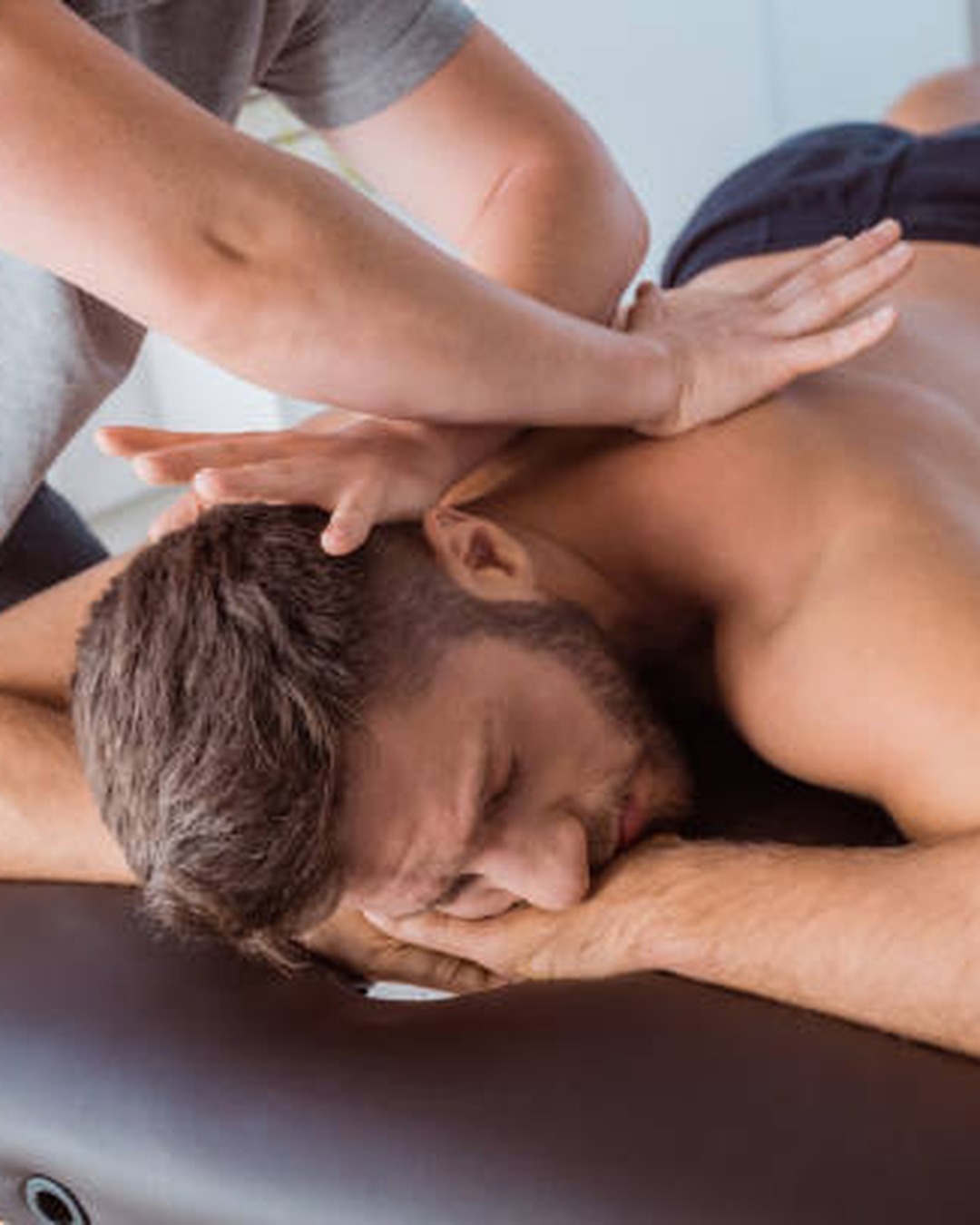 Deep tissue massage therapy session Dallas TX